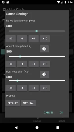 Chubby Click  Metronome